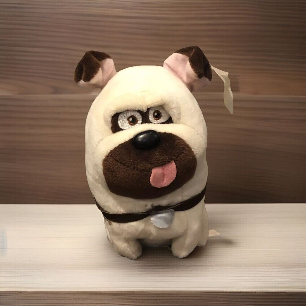 Ty Beanie Baby Mel The Pug Dog Secret Life of Pets 2016 Retired Plush 6" No Tag